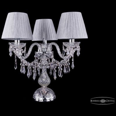 Настольная лампа Bohemia Ivele Crystal 1403L/3/141-39/Ni/SH6-160