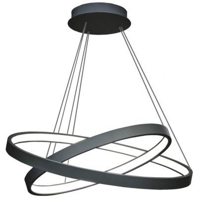 Подвесная люстра Luchera TLRU2-40/50-01/B/3000K черный