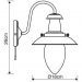 Бра Arte Lamp A5518AP-1AB