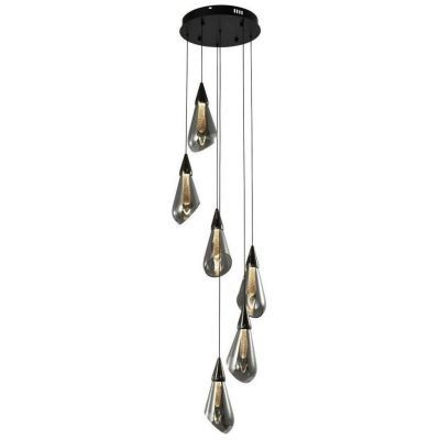Подвесной светодиодный светильник G52137/6BK+GD SM Gerhort