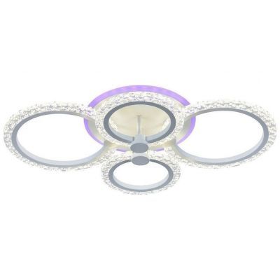 Потолочный светодиодный светильник 18027/4 WHT 76W+8W RGB Profit Light