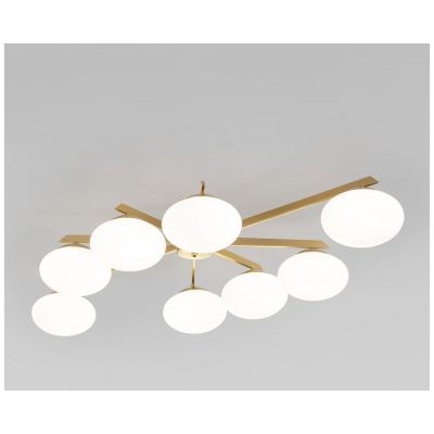 Умный потолочный светильник Eurosvet 70220/8 латунь Smart