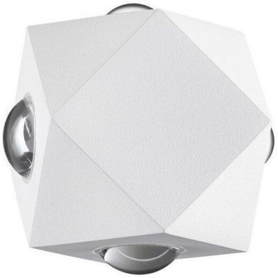 Уличный настенный светодиодный светильник Odeon Light Diamanta 4219/8WL