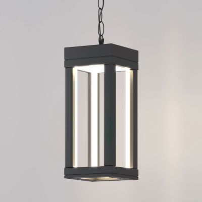 Уличный подвесной светодиодный светильник Frame LED IP54 Elektrostandard 1528 TECHNO LED серый
