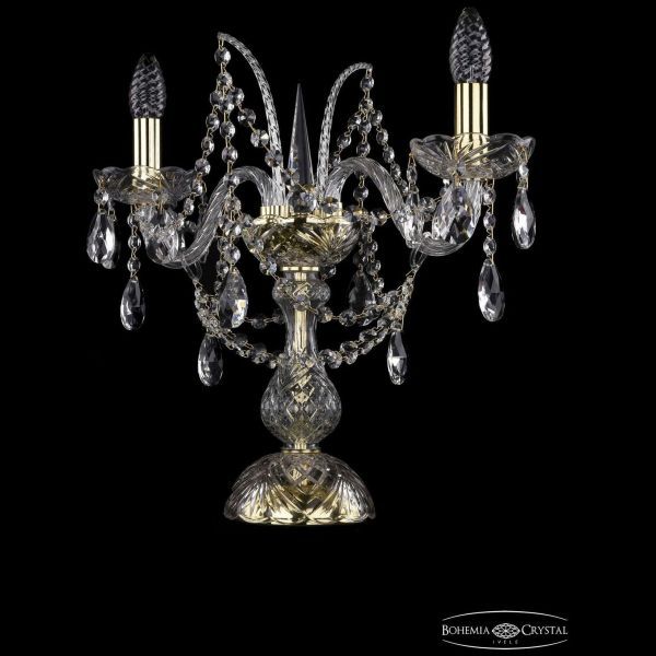 Настольная лампа Bohemia Ivele Crystal 1411L/2/141-39/G