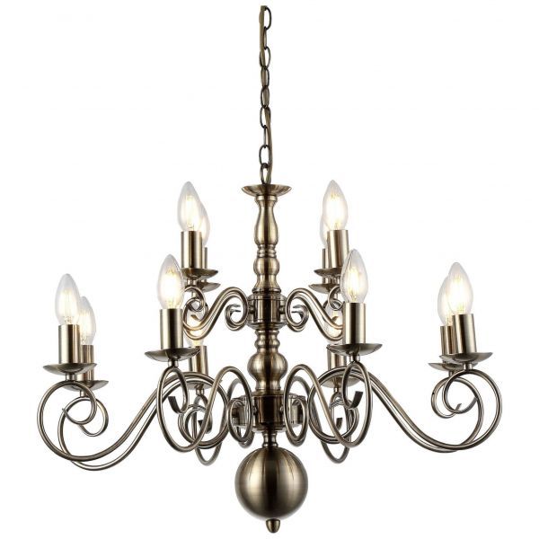 Люстра Arte Lamp A1129LM-12AB