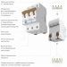 Автоматический выключатель 3P 16 A C 6 kА Werkel W903P166