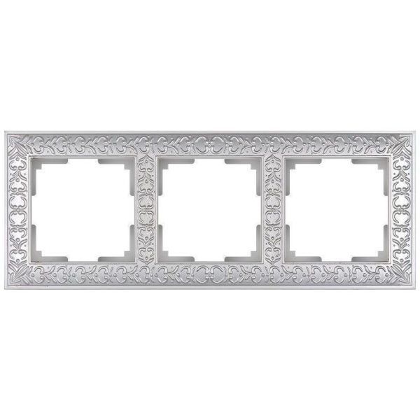Рамка 3-местная Werkel W0031521 жемчужный (WL07-Frame-03)