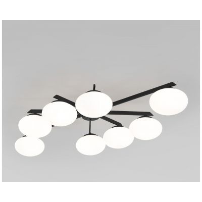 Умный потолочный светильник Eurosvet 70220/8 черный Smart