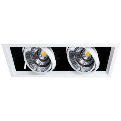Встраиваемый светодиодный светильник Arte Lamp Merga A8450PL-2WH