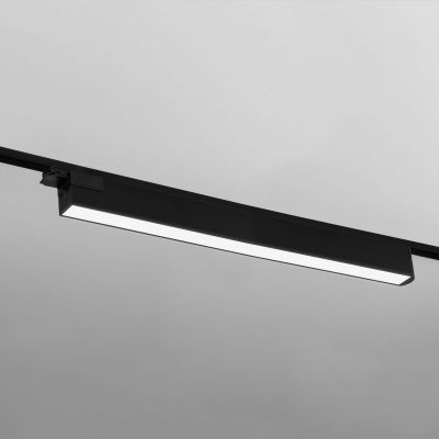 Трековый светодиодный светильник Elektrostandard X-Line черный матовый 28W 4200K (LTB55) трехфазный