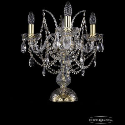 Настольная лампа Bohemia Ivele Crystal 1411L/3/141-39/G