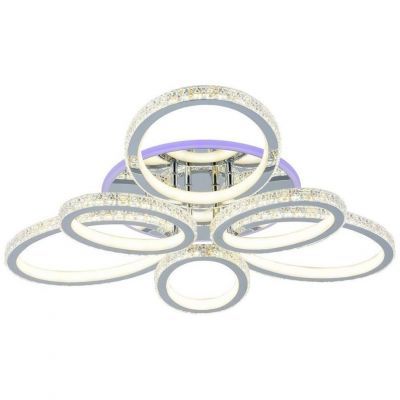 Светодиодная люстра Profit Light 8033/3+3 CHR