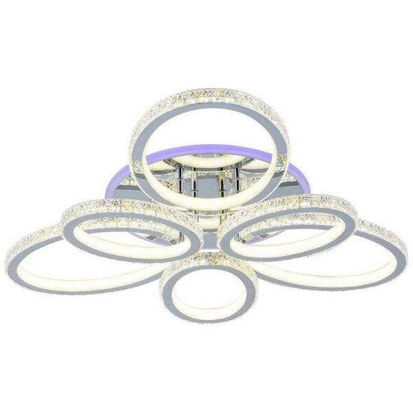 Светодиодная люстра Profit Light 8033/3+3 CHR