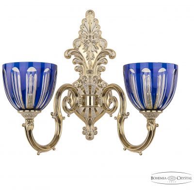 Бра бронзовые 7203B15P/2/210 GW P1 U Clear-Blue/H-1h Bohemia Ivele Crystal