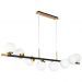 Подвесная люстра Arte Lamp Alcor A2224SP-8BK