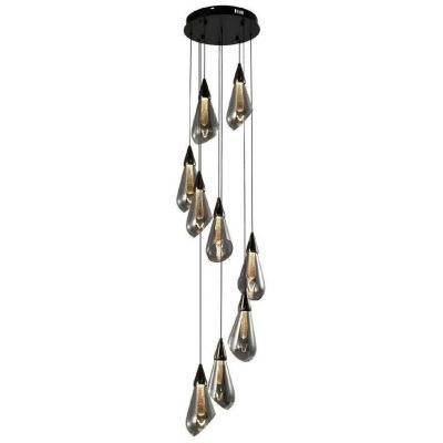 Подвесной светодиодный светильник G52137/9BK+GD SM Gerhort