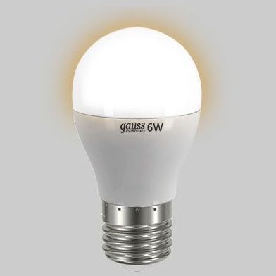 Лампа светодиодная Gauss Elementary LED шар 6W E27 4100K