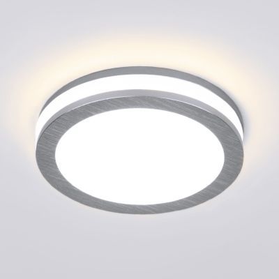 Встраиваемый потолочный светильник Elektrostandard DSKR80 5W 4200K SN сатин/никель