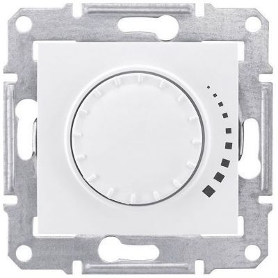 Светорегулятор поворотно-нажимной Schneider Electric Sedna Белый 25-325Вт, для л/н и г/л с электр. трансформатором