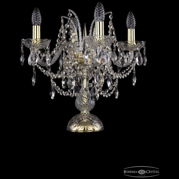 Настольная лампа Bohemia Ivele Crystal 1411L/4/141-39/G