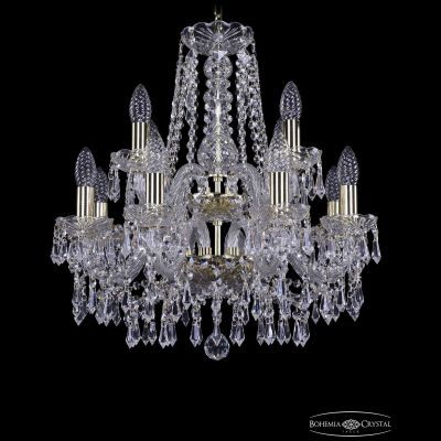 Люстра Bohemia Ivele Crystal 1403/8+4/160/2d/G
