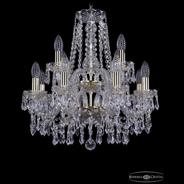 Люстра Bohemia Ivele Crystal 1403/8+4/160/2d/G