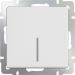 Выключатель 1-клавишный с подсветкой Werkel W1110101 белый (WL01-SW-1G-LED)