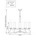 Подвесная люстра Lightstar Flume 723085