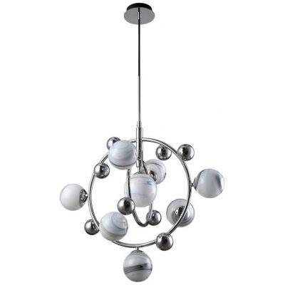 Подвесная люстра Crystal Lux Salvadore SP8V Chrome Salvadore