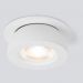 Встраиваемый точечный светодиодный светильник Pruno белый 8W 4200К 25080/LED Elektrostandard