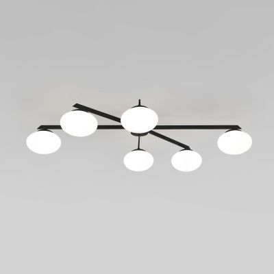 Умный потолочный светильник Eurosvet 70220/6 черный Smart