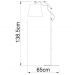 Торшер Arte Lamp A5700PN-1BK