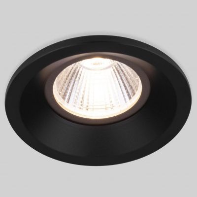 Встраиваемый точечный светодиодный светильник Elektrostandard 25024/LED черный