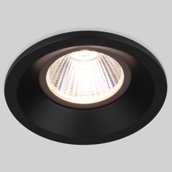 Встраиваемый точечный светодиодный светильник Elektrostandard 25024/LED черный