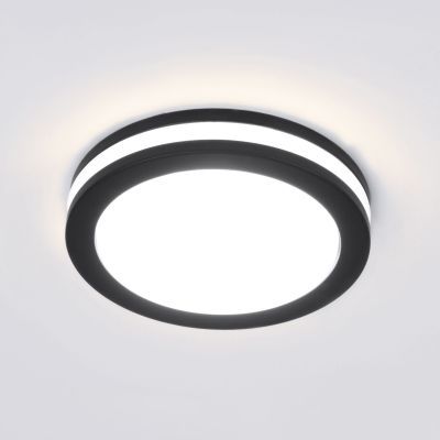 Встраиваемый потолочный светильник Elektrostandard DSKR80 5W 4200K BK черный