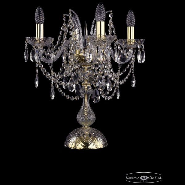 Настольная лампа Bohemia Ivele Crystal 1411L/4/141-47/G