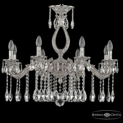 Люстра бронзовая 71302/8/250 A Ni Bohemia Ivele Crystal