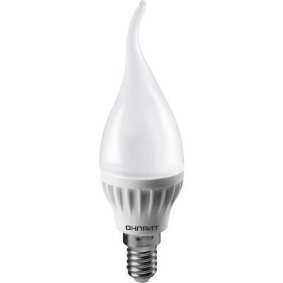 Светодиодная лампа свеча ОНЛАЙТ 61 198 OLL-FC37-8-230-4K-E14-FR