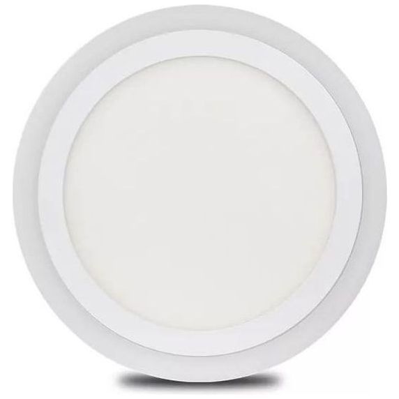 Накладной светодиодный светильник 18W 3000K с синим контуром Smartbuy SBL1-DLB-18-3K-B