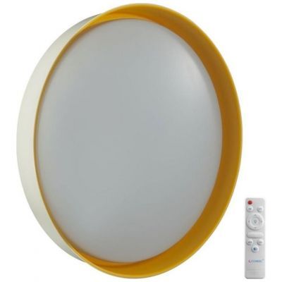 Настенно-потолочный светодиодный светильник Sonex Color Tuna Yellow 7711/EL