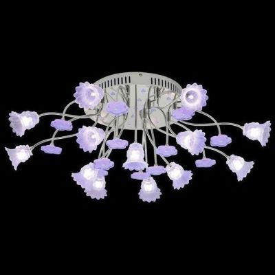 Люстра Linvel LV 8541/13 Хром/LED красный+синий/смена цвета