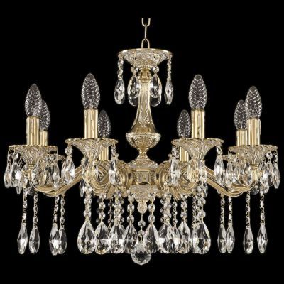 Люстра бронзовая 72102/8/175 A GW Bohemia Ivele Crystal