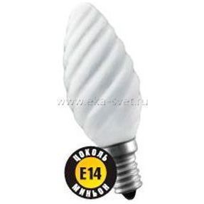 Navigator TC E14 60W свеча витая NI-TC-60-230-E14-FR матовая