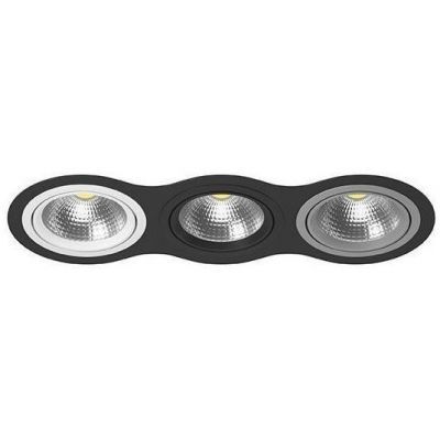Встраиваемый точечный светильник i937060709 черный/белый/серый Intero 111 Lightstar
