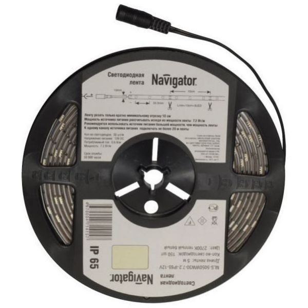 Лента Navigator 71 768 NLS-5050СW60-14.4-IP20-12V R5