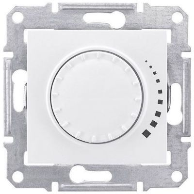 Светорегулятор поворотный Schneider Electric Sedna Белый 1000Вт, для л/н и г/л с обмот. трансформатором