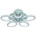 Светодиодная люстра Profit Light 8033/5 CHR