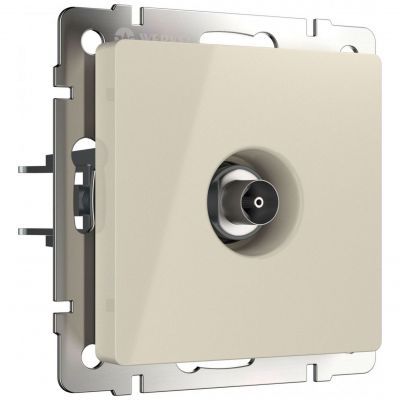 ТВ розетка проходная Werkel W1184003 слоновая кость (WL03-TV-2W-ivory)