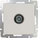ТВ розетка проходная Werkel W1184003 слоновая кость (WL03-TV-2W-ivory)